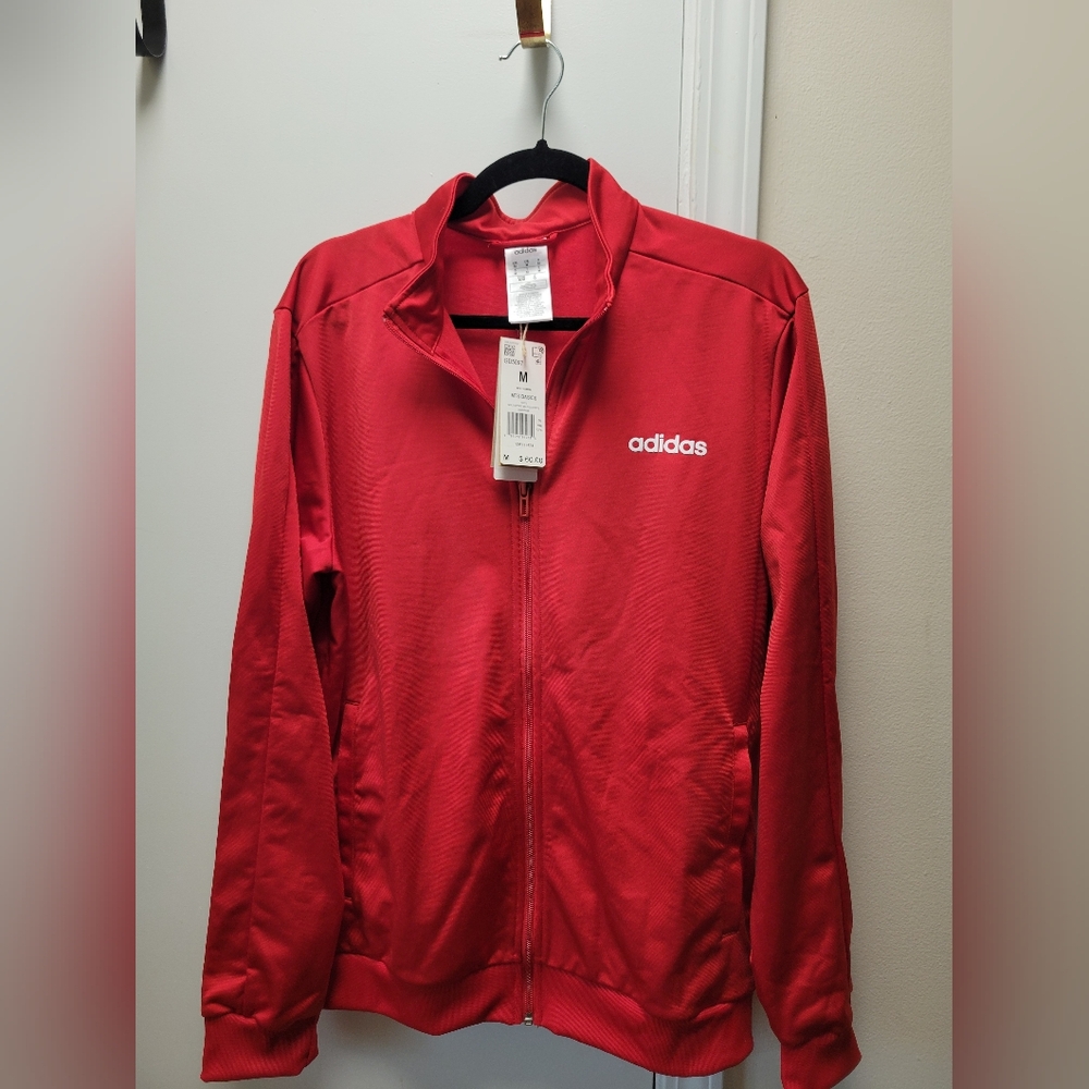 Adidas Men's red jacket